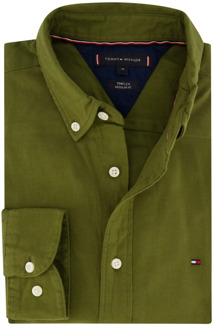 Tommy Hilfiger Casual Groene Overhemd Tommy Hilfiger , Green , Heren - M,S