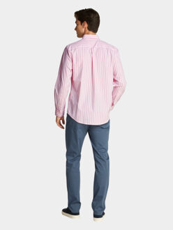 Tommy Hilfiger Casual hemd lange mouw flex poplin bold stripe rf mw0mw39159/0d1 Roze
