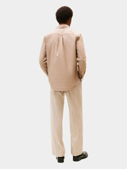 Tommy Hilfiger Casual hemd lange mouw solid heritage oxford rf shir mw0mw35774/0f6 Beige