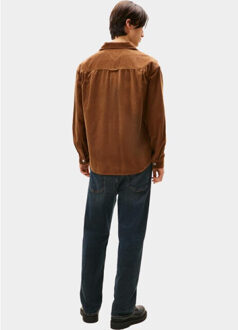 Tommy Hilfiger Casual hemd lange mouw tjm rlx washed cord shirt ext dm0dm22016/gvp Bruin