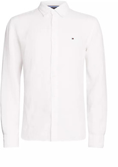 Tommy Hilfiger Casual Overhemd Optic White  M Wit