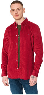Tommy Hilfiger Casual overhemd Tommy Hilfiger , Red , Heren - S/M
