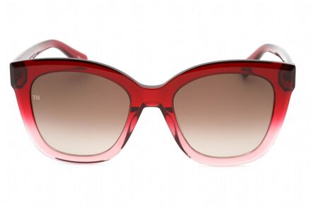 Tommy Hilfiger Cateye Zonnebril Verlooplenzen - maat Rood