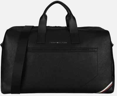 Tommy Hilfiger central duffle weekendtas black Zwart