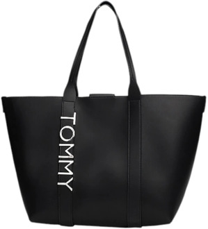 Tommy Hilfiger City Tote Tas Tommy Hilfiger , Black , Dames - ONE Size