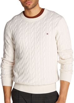Tommy Hilfiger Classic Cotton Cable Crew Sweater Heren - XL