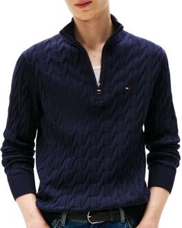 Tommy Hilfiger Classic Cotton Cable Sweater Heren - M