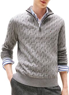 Tommy Hilfiger Classic Cotton Cable Sweater Heren - M
