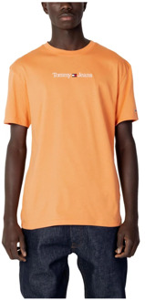 Tommy Hilfiger Classic Linear Shirt Heren oranje