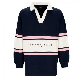 Tommy Hilfiger Colorblock Rugby Polo Dames Tommy Hilfiger , Multicolor , Dames - S,Xs,2Xs