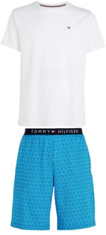 Tommy Hilfiger Comfortabele katoenen pyjama's voor mannen Tommy Hilfiger , Multicolor , Heren - M,S