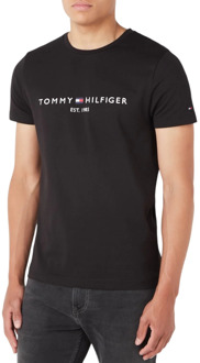 Tommy Hilfiger Core Logo Shirt Heren zwart - XS