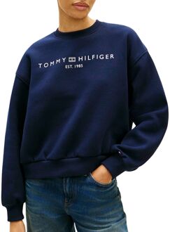 Tommy Hilfiger Corp Logo Modern Sweater Dames