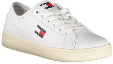 Tommy Hilfiger Corporate Stijl Sneakers Wit - EU 38