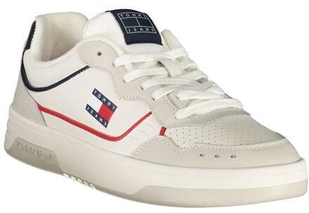 Tommy Hilfiger Court Cupsole Logo Sneakers Ivoor - EU 46