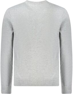 Tommy Hilfiger Crewneck Sweater Minimalistisch Logo - maat XL Lichtgrijs
