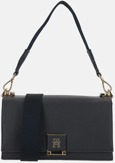 Tommy Hilfiger crossbody tas M space blue Donkerblauw