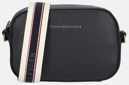 Tommy Hilfiger crossbody tas space blue corp Blauw