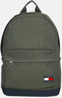 Tommy Hilfiger Daily Dome rugzak MRH pewter green Groen