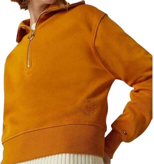 Tommy Hilfiger Dames crest sweatshirt Geel - M