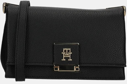 Tommy Hilfiger Dames Crossbody Tas met Stijl Tommy Hilfiger , Black , Dames - ONE Size