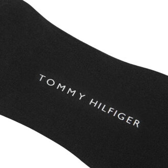 Tommy Hilfiger Dames effen katoen blend voeringsokken (set van 2) Zwart - 39-42