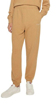 Tommy Hilfiger Dames effen normale sweatbroek Beige - M