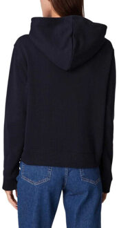 Tommy Hilfiger Dames geborduurde logo hoodie Zwart - XS