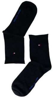 Tommy Hilfiger Dames gestippelde sokken (set van 2) - maat 39-42 Zwart