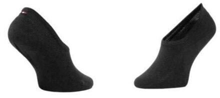 Tommy Hilfiger Dames gladde binnensokken (set van 2) Zwart - 35-38