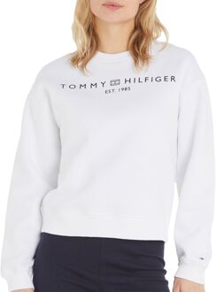 Tommy Hilfiger Dames Logo Sweater Tommy Hilfiger , White , Dames - L,M,S,Xs,2Xs