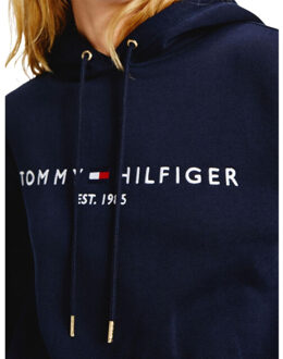Tommy Hilfiger Dames polycotton hoodie Zwart - 4XL