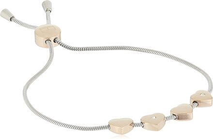 Tommy Hilfiger Dames RVS Armband - Zilver/Roségoud 2780122 Zilver en roségoud - One Size