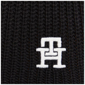 Tommy Hilfiger Dames/sjaal met monogram Zwart - One size