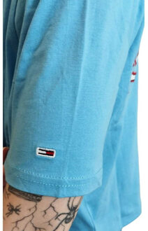 Tommy Hilfiger Dames skysail t-shirt - maat M Blauw