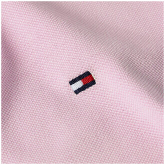Tommy Hilfiger Dames slim poloshirt - maat S Roze