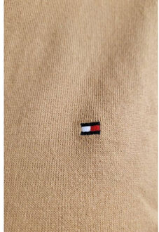 Tommy Hilfiger Dames sweater top met capuchon - maat L Beige