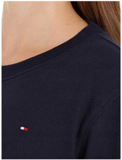 Tommy Hilfiger Dames sweatshirt katoen Blauw - M