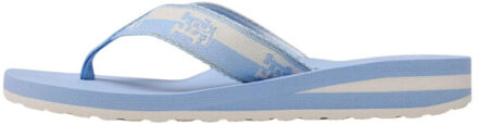 Tommy Hilfiger Dames tweekleurige teenslippers - maat 38 Blauw