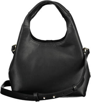 Tommy Hilfiger Dames Zwarte Polyurethaan Handtas