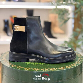 Tommy Hilfiger Damesschoenen enkellaarsjes Zwart - 38