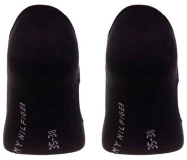 Tommy Hilfiger Damessokken met logogaren (set van 2) Zwart - 35-38