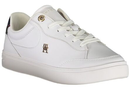 Tommy Hilfiger De Essentiële Sneaker Casual Lowtop - maat EU 38 Wit