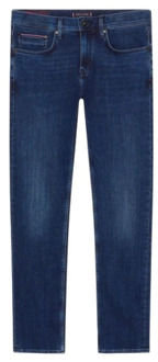 Tommy Hilfiger Denton Straight Fit Jeans Tommy Hilfiger , Blue , Heren - W36,W34,W38,W32