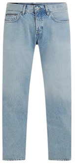 Tommy Hilfiger Denton Straight Leg Jeans Tommy Hilfiger , Blue , Heren - W33,W36,W30,W31,W38,W34,W32