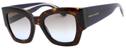 Tommy Hilfiger Dikke zonnebril heren (Donker Havana Bruin) Donker Bruin