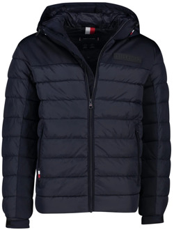 Tommy Hilfiger Donkerblauwe Winterjas Tommy Hilfiger , Blue , Heren - XL