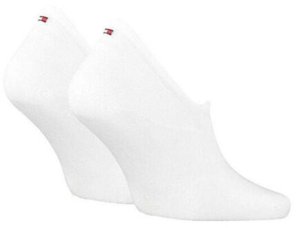 Tommy Hilfiger Effen heren binnensokken (set van 2) - maat 39-42 Wit