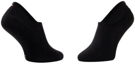 Tommy Hilfiger Effen heren binnensokken (set van 2) - maat 39-42 Zwart