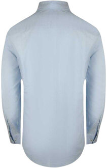 Tommy Hilfiger Effen heren overhemd Oxford (Lichtblauw) - maat